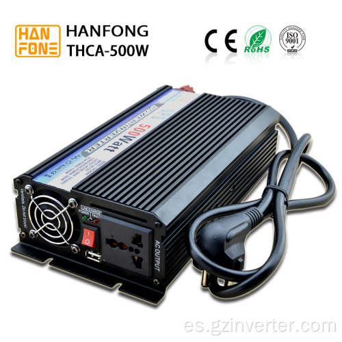 Potencia inversor de 500W Bank 500W con cargador